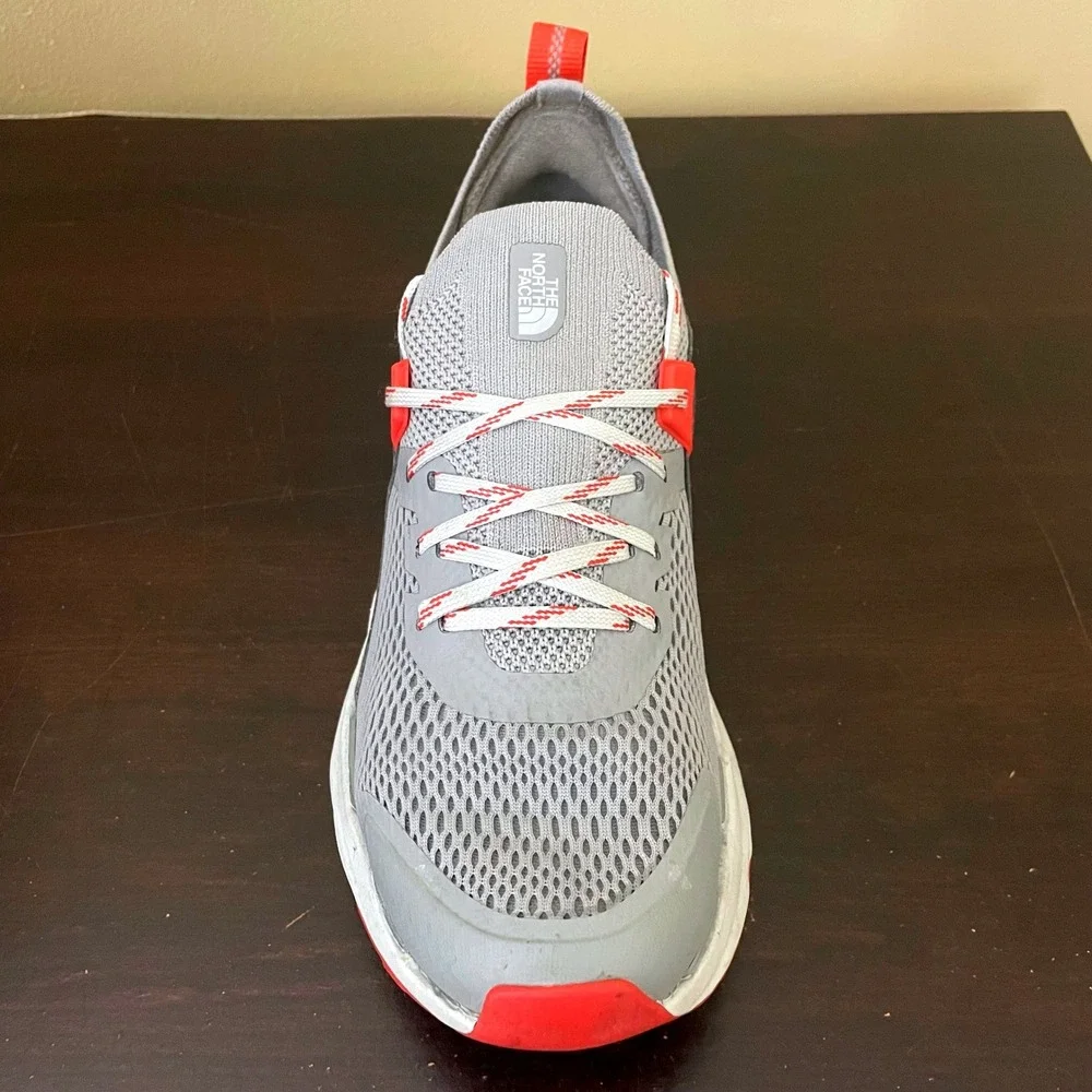 The North Face‎ Vectiv Womens Grey Red Trail Running Shoes NF0A4PFL Size 7